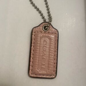 Coach Vintage Leather  Hang Tag Bag charm - Item #22